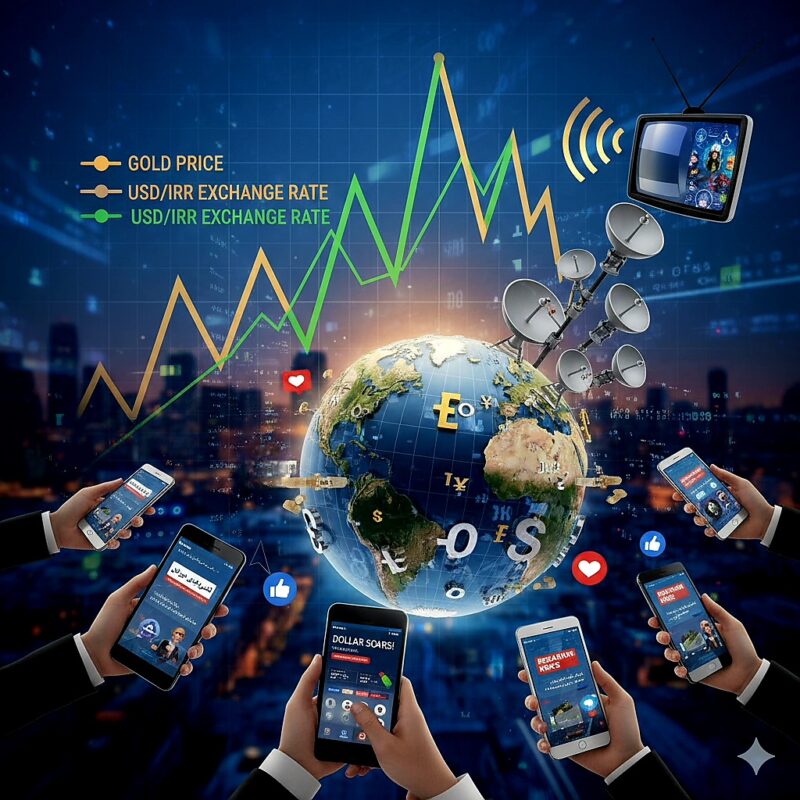 نقش رسانه ها در نوسانات قیمت طلا و دلار