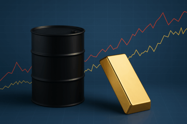 رابطه قیمت نفت و طلا